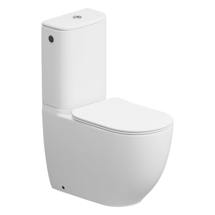 ALLUVION Venus Stand-WC ohne Spülrand für Kombination mit Aufsatzspülkasten