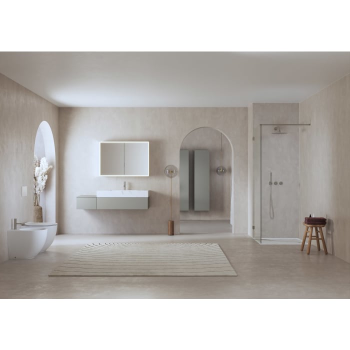 ALLUVION Venus wandbündiges Stand-WC Tiefspüler mit Rotationsspülung