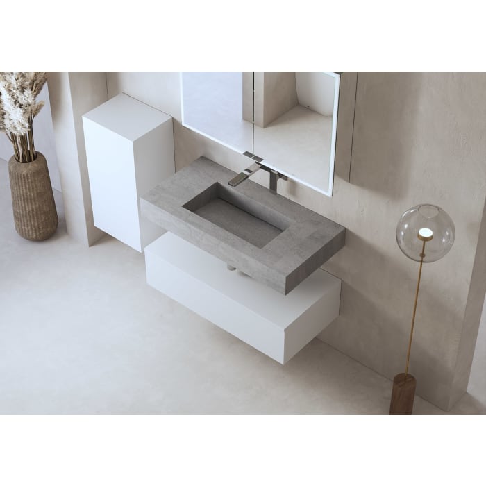 ALLUVION Leto Halbhochschrank 40 x 32 x 80 cm, Anschlag rechts