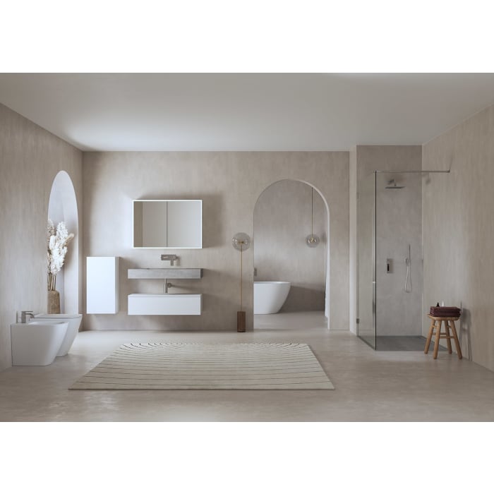 ALLUVION Leto Halbhochschrank 40 x 32 x 80 cm, Anschlag links