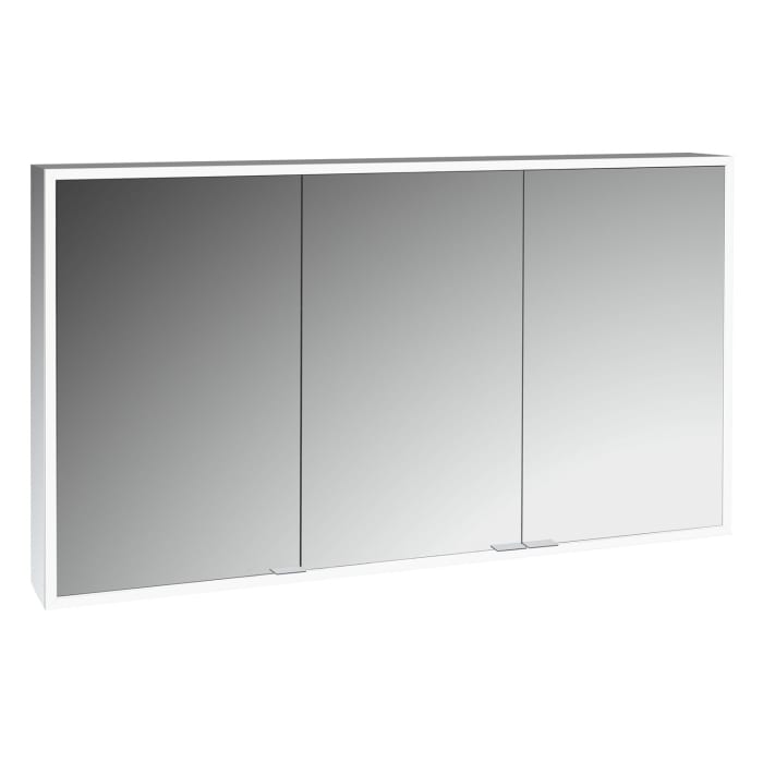 ALLUVION Pluto Spiegelschrank 120 cm, Aufputz, 3-türig