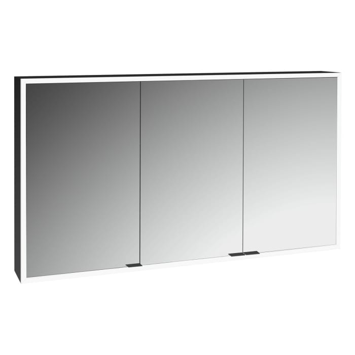 ALLUVION Pluto Spiegelschrank 120 cm, Aufputz, 3-türig