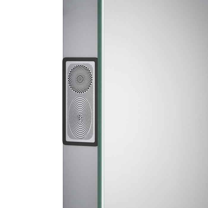 ALLUVION Aurora Soundwave Lichtspiegel B: 100 x H: 80 cm, mit LED-Beleuchtung und integrierten Lautsprechern