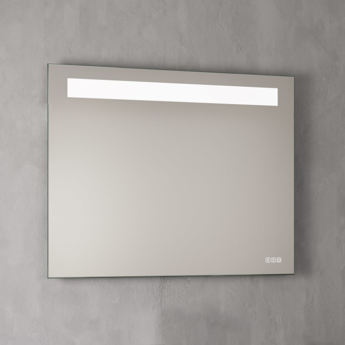 ALLUVION Aurora Soundwave Lichtspiegel B: 100 x H: 80 cm, mit LED-Beleuchtung und integrierten Lautsprechern