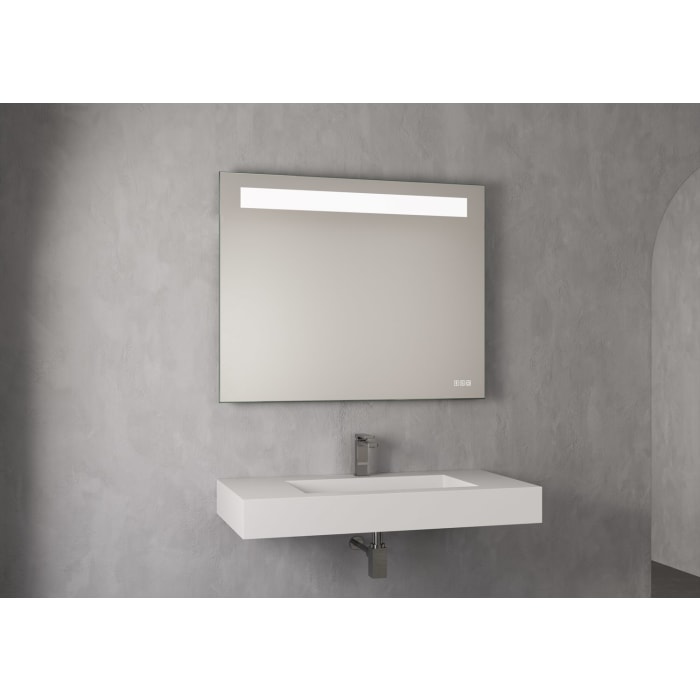 ALLUVION Aurora Soundwave Lichtspiegel B: 100 x H: 80 cm, mit LED-Beleuchtung und integrierten Lautsprechern