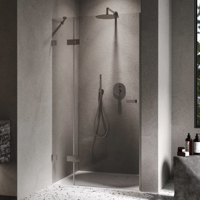 ALLUVION Imperium Schwingtür mit festem Segment in Nische 120,1-150 x 120-200 cm