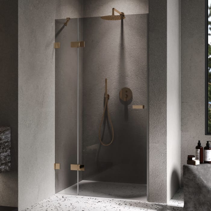 ALLUVION Imperium Schwingtür mit festem Segment in Nische 120,1-150 x 120-200 cm