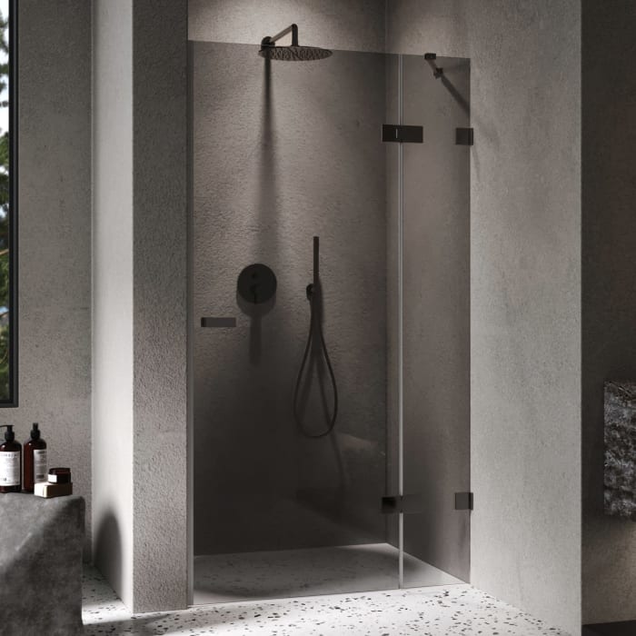 ALLUVION Imperium Schwingtür mit festem Segment in Nische 70-120 x 120-200 cm