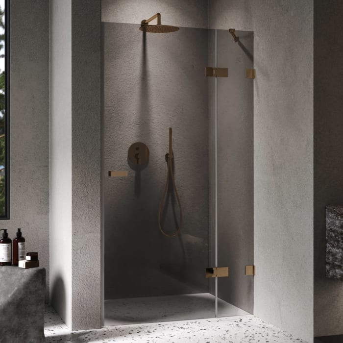 ALLUVION Imperium Schwingtür mit festem Segment in Nische 120,1-150 x 120-200 cm