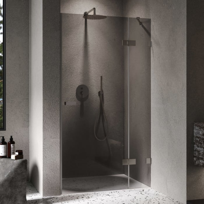 ALLUVION Imperium Schwingtür mit festem Segment in Nische 120,1-150 x 120-200 cm