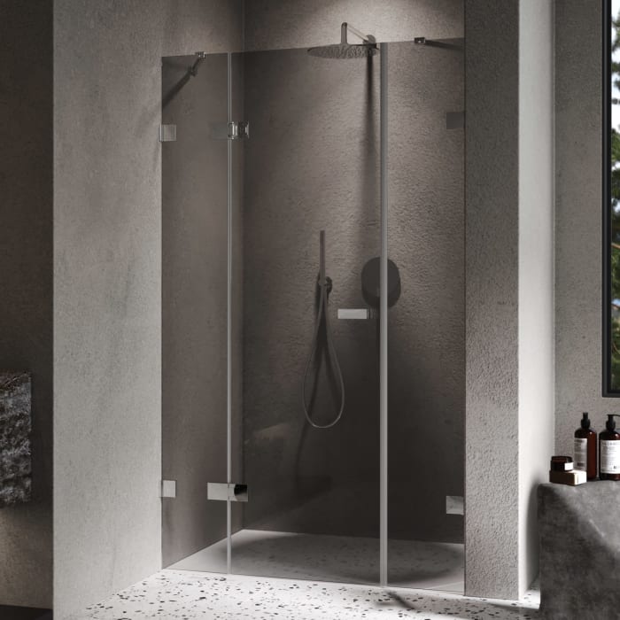 ALLUVION Imperium Schwingtür mit festem Segment und Nebenteil in Nische 150,1-330 x 120-200 cm
