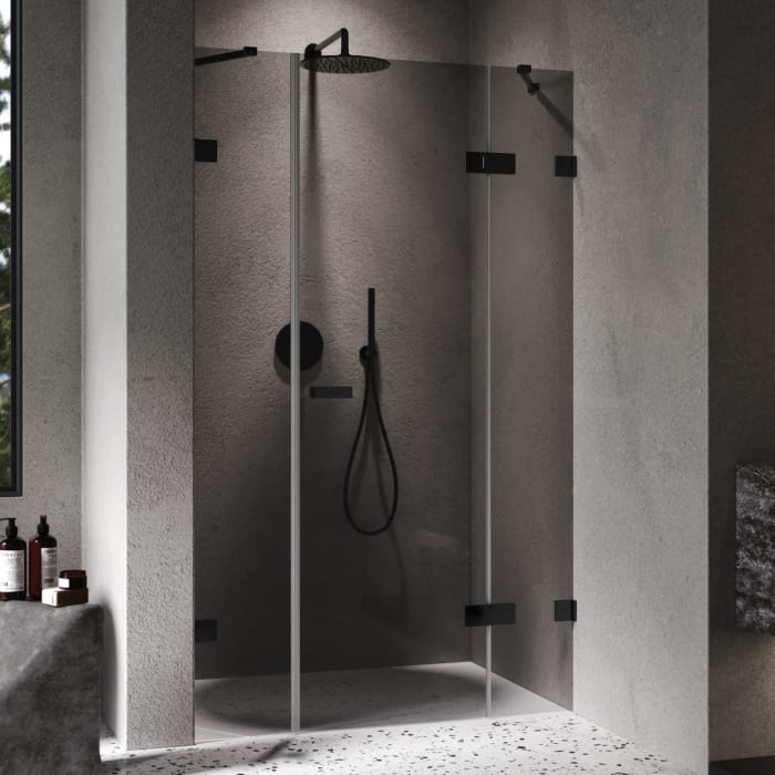 ALLUVION Imperium Schwingtür mit festem Segment und Nebenteil in Nische 150,1-330 x 200,1-220 cm