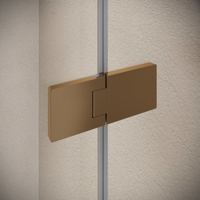 ALLUVION Imperium Schwingtür mit festem Segment und Seitenwand 120,1-150 x 200,1-220 cm