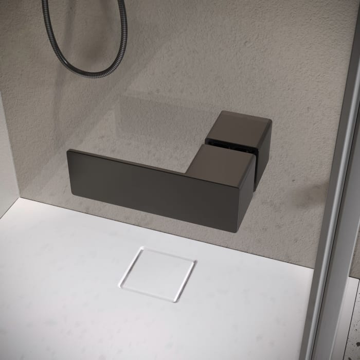 ALLUVION Imperium Schwingtür mit festem Segment, Nebenteil und Seitenwand 90-120 x 120-200 cm