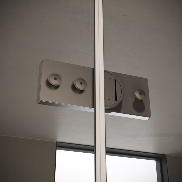 ALLUVION Imperium Schwingtür mit festem Segment, Nebenteil und Seitenwand 90-120 x 200,1-220 cm