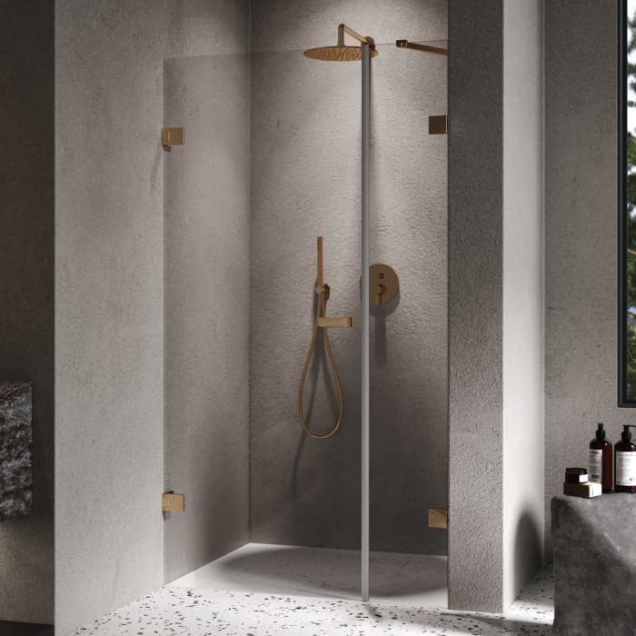 ALLUVION Imperium Schwingtür mit Nebenteil in Nische 120,1-270 x 200,1-220 cm