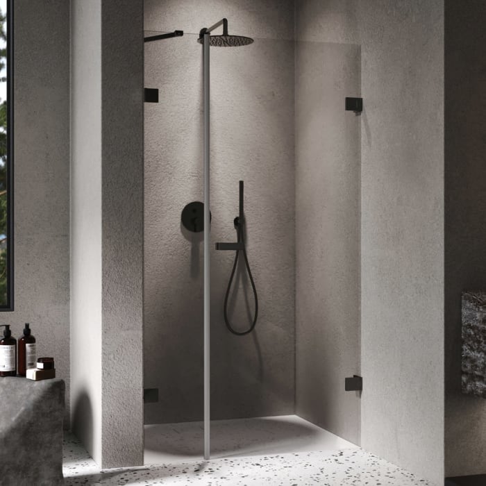 ALLUVION Imperium Schwingtür mit Nebenteil in Nische 70-120 x 200,1-220 cm