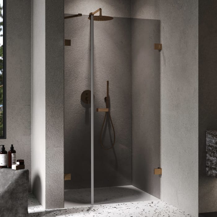 ALLUVION Imperium Schwingtür mit Nebenteil in Nische 120,1-280 x 120-200 cm