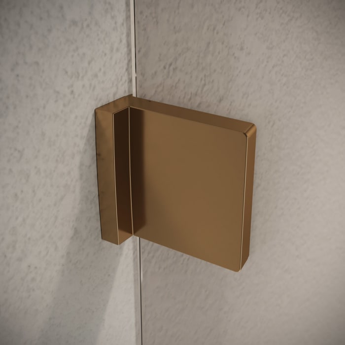 ALLUVION Imperium Schwingtür mit Nebenteil in Nische 70-120 x 200,1-220 cm