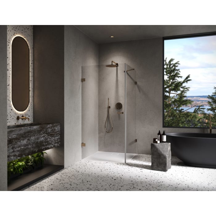 ALLUVION Imperium Schwingtür mit Seitenwand 50-100 x 120-200 cm