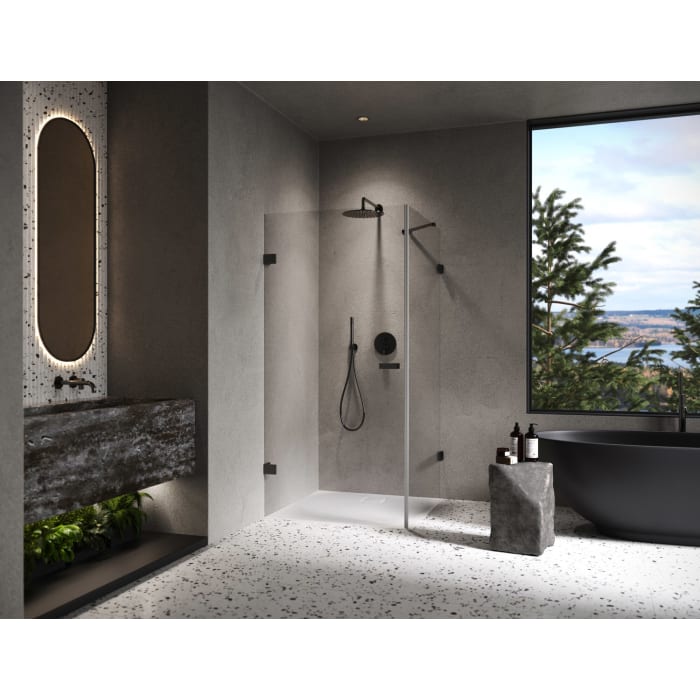 ALLUVION Imperium Schwingtür mit Seitenwand 50-90 x 200,1-220 cm