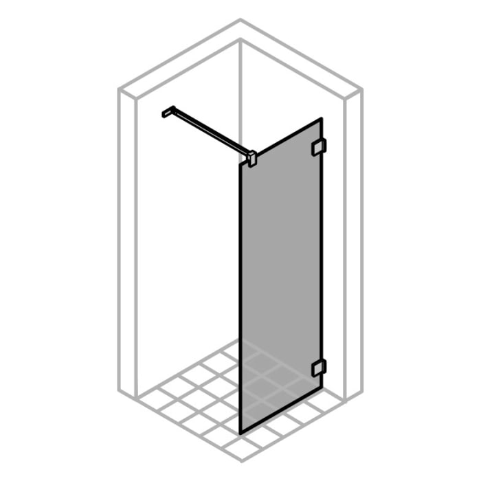 ALLUVION Imperium Seitenwand alleinstehend 120,1-180 x 90-200 cm