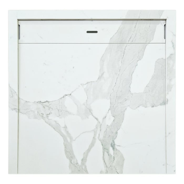 ALLUVION Zeus Duschwanne 90 x 90 cm, Feinsteinzeug Laminam®