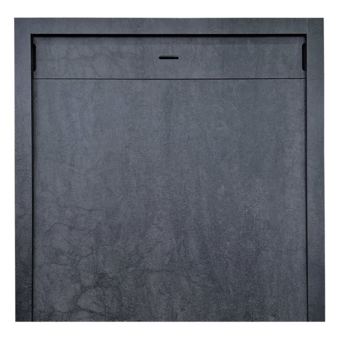 ALLUVION Zeus Duschwanne 90 x 90 cm, Feinsteinzeug Laminam®