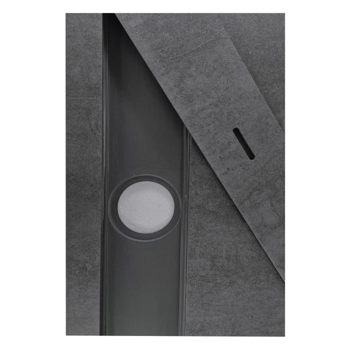 ALLUVION Zeus Duschwanne 90 x 90 cm, Feinsteinzeug Laminam®