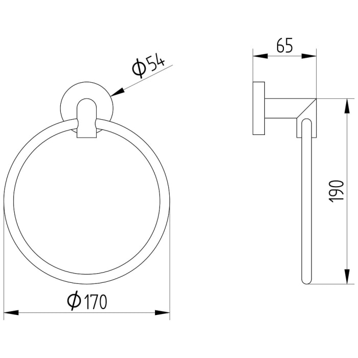 Avenarius Serie 200 Handtuchring