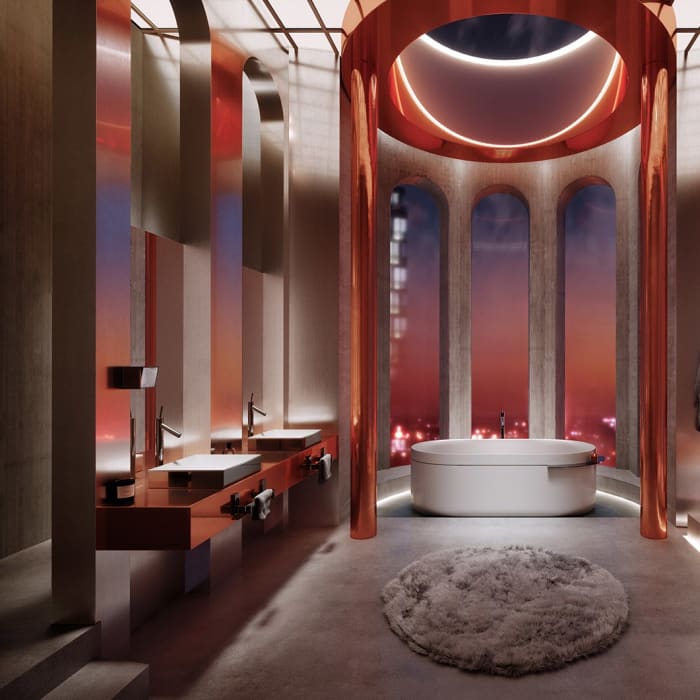 AXOR Suite Aufsatzwaschtisch 285/285