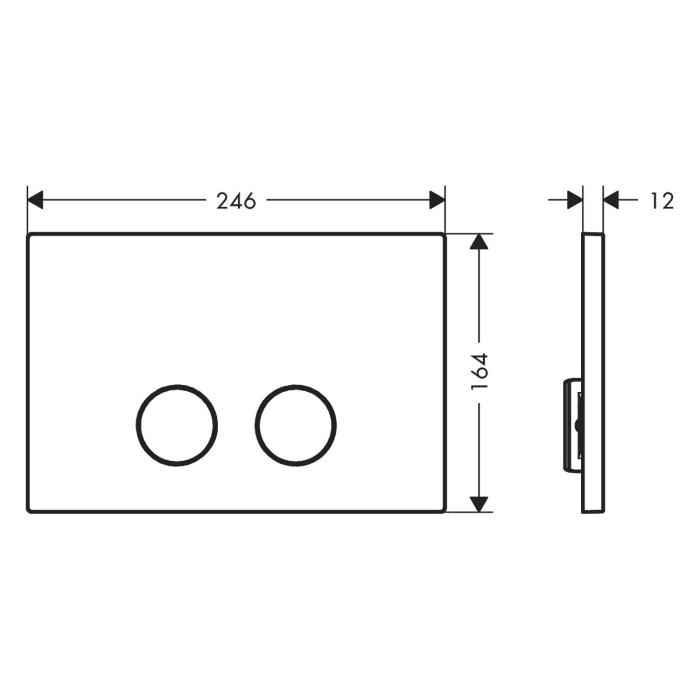 AXOR FlushPlate Drückerplatte