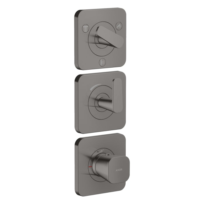 AXOR Citterio C Unterputz Thermostatmodul 380/120 mit Rosetten, für 3 Funktionen