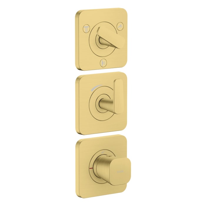 AXOR Citterio C Unterputz Thermostatmodul 380/120 mit Rosetten, für 3 Funktionen