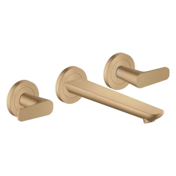 AXOR Citterio C Unterputz 3-Loch Waschtischarmatur, Ausladung 19,3 cm - Cubic cut