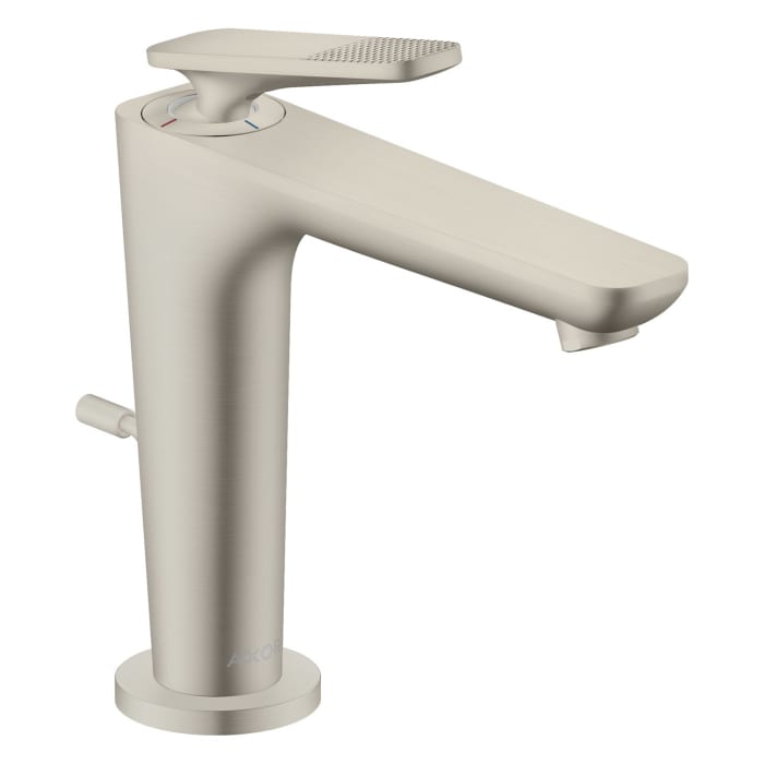 AXOR Citterio C Einhebel-Waschtischarmatur 125 CoolStart mit Zugstangen-Ablaufgarnitur - Cubic cut