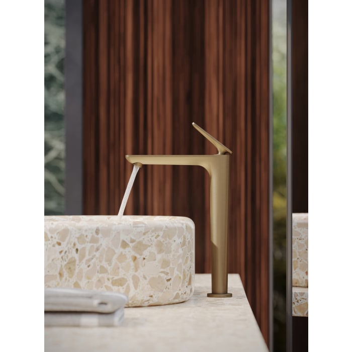 AXOR Citterio C Einhebel-Waschtischarmatur 250 CoolStart mit Ablaufgarnitur - Cubic cut