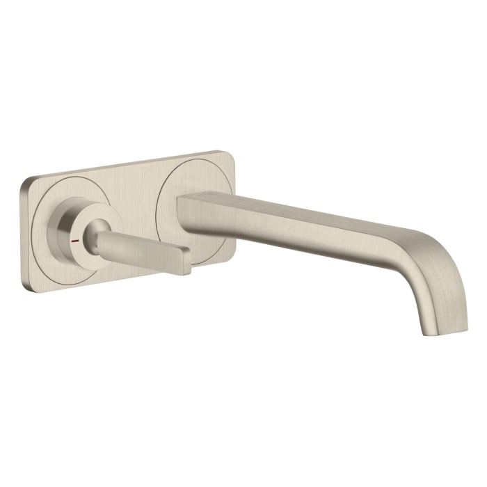 AXOR Citterio E Einhebel-Waschtischmischer Unterputz mit Montageplatte für Wandmontage