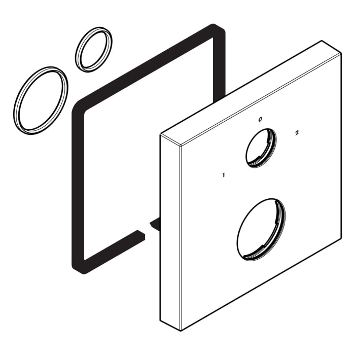 AXOR Starck Organic Ersatz-Rosette für Thermostat 12716000
