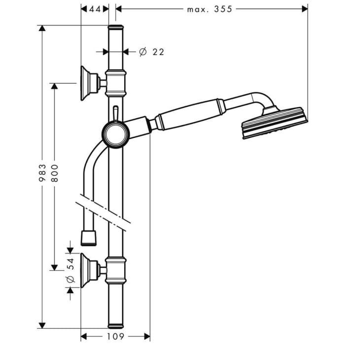 AXOR Montreux Brausenset