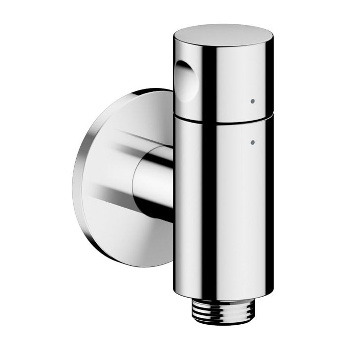 AXOR One Wandanschluss Stop mit Absperrventil, Rosette rund