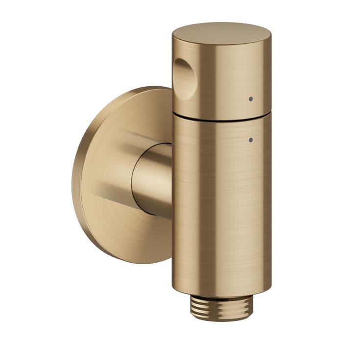 AXOR One Wandanschluss Stop mit Absperrventil, Rosette rund