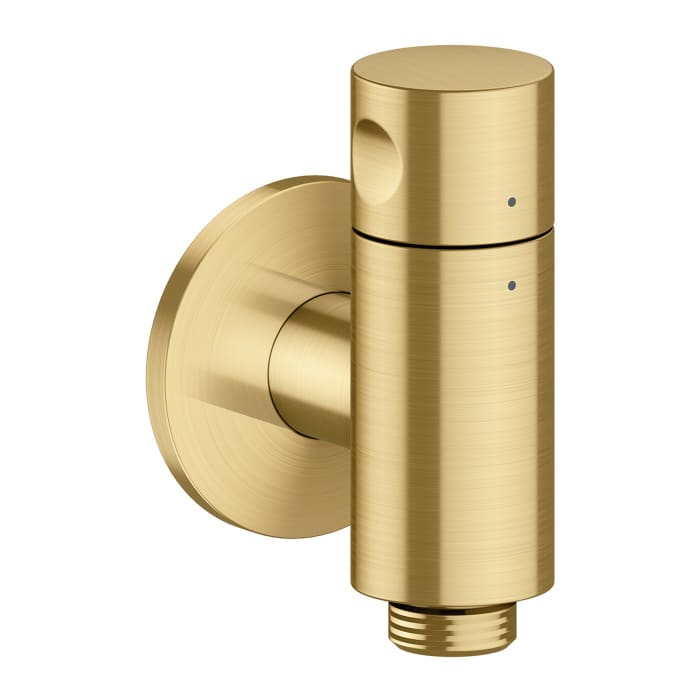 AXOR One Wandanschluss Stop mit Absperrventil, Rosette rund