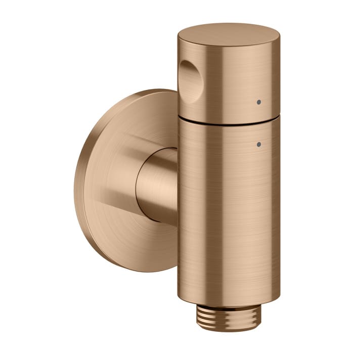 AXOR One Wandanschluss Stop mit Absperrventil, Rosette rund