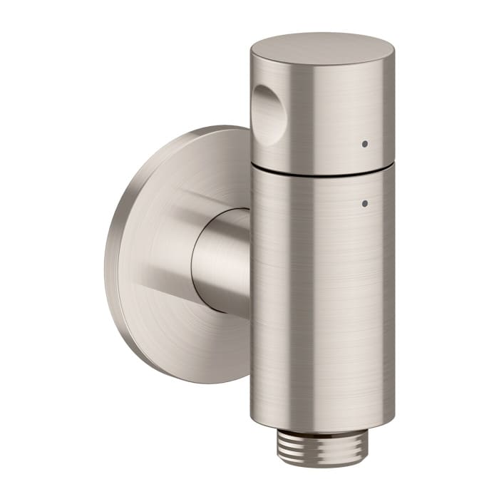 AXOR One Wandanschluss Stop mit Absperrventil, Rosette rund