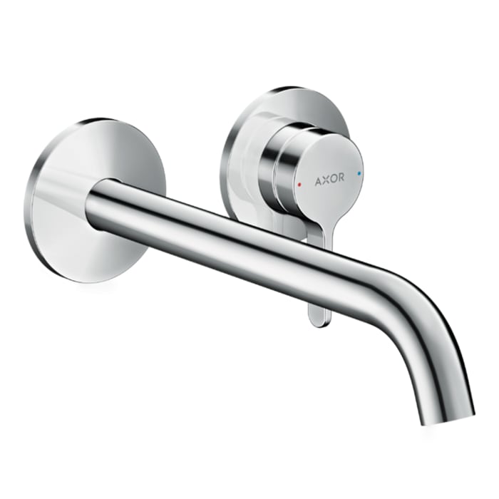 AXOR One Einhebel-Waschtischmischer UP für Wandmontage mit Hebelgriff und Auslauf 220