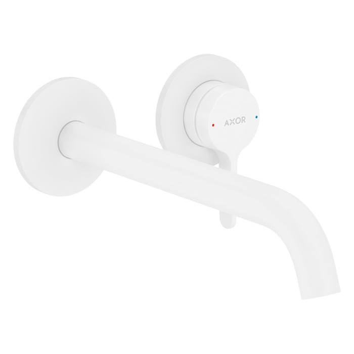 AXOR One Einhebel-Waschtischmischer UP für Wandmontage mit Hebelgriff und Auslauf 220