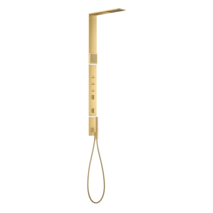 AXOR ShowerComposition Duschpaneel mit Thermostat, Duschkopf 110/220 1 Strahlart und Schulterbrause