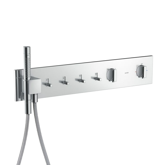 AXOR ShowerComposition Thermostatmodul 610/110 Unterputz für 4 Verbraucher