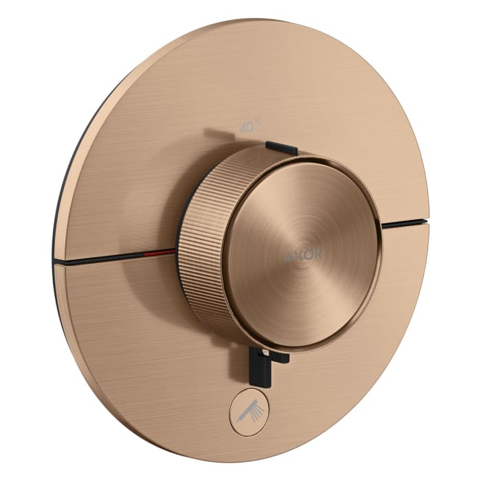 AXOR ShowerSelect ID Thermostat HighFlow Unterputz rund für 1 Funktion und einen zusätzlichen Abgang